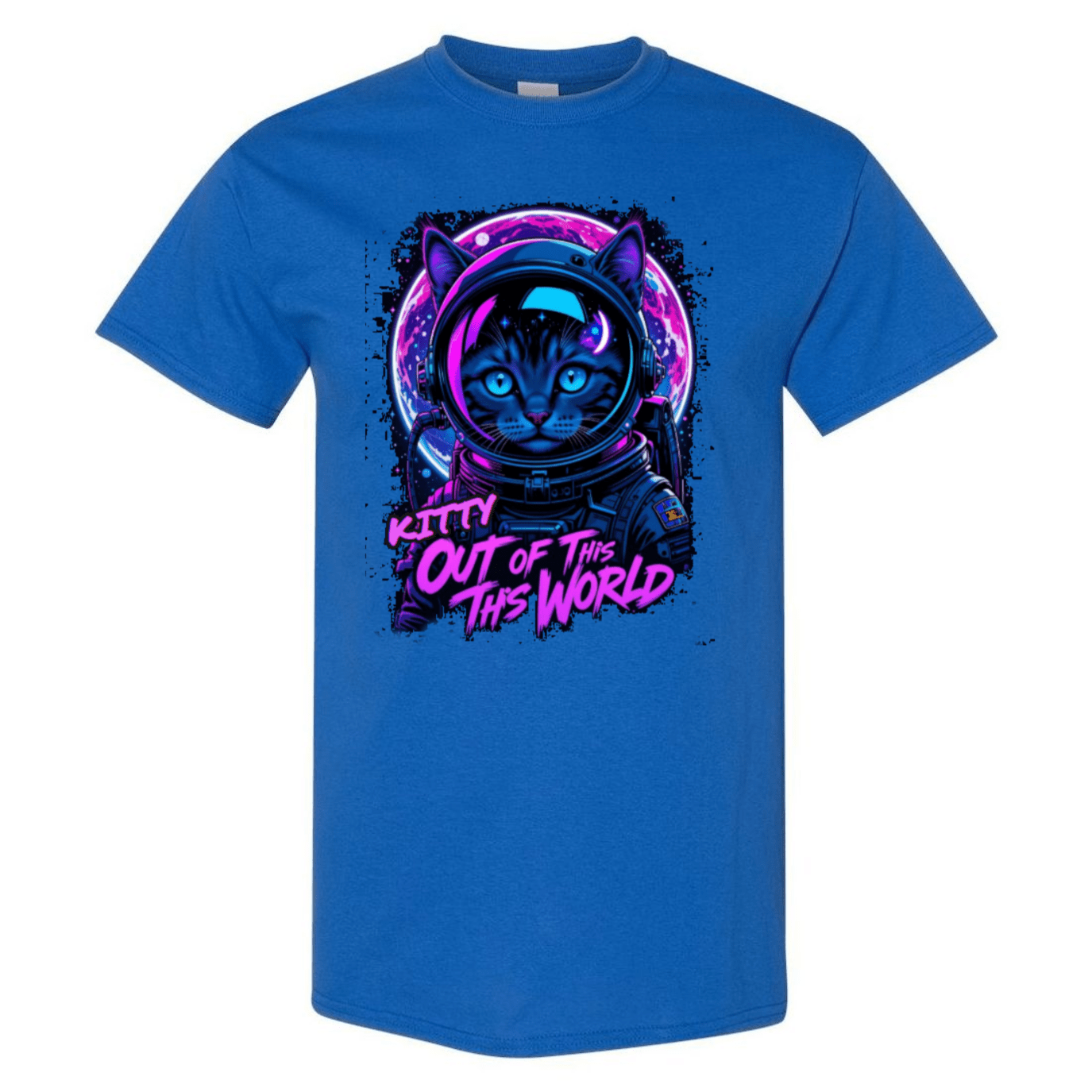 Kitty Outta This World Tee - SSXYZ - StyleSavvy.xyz
