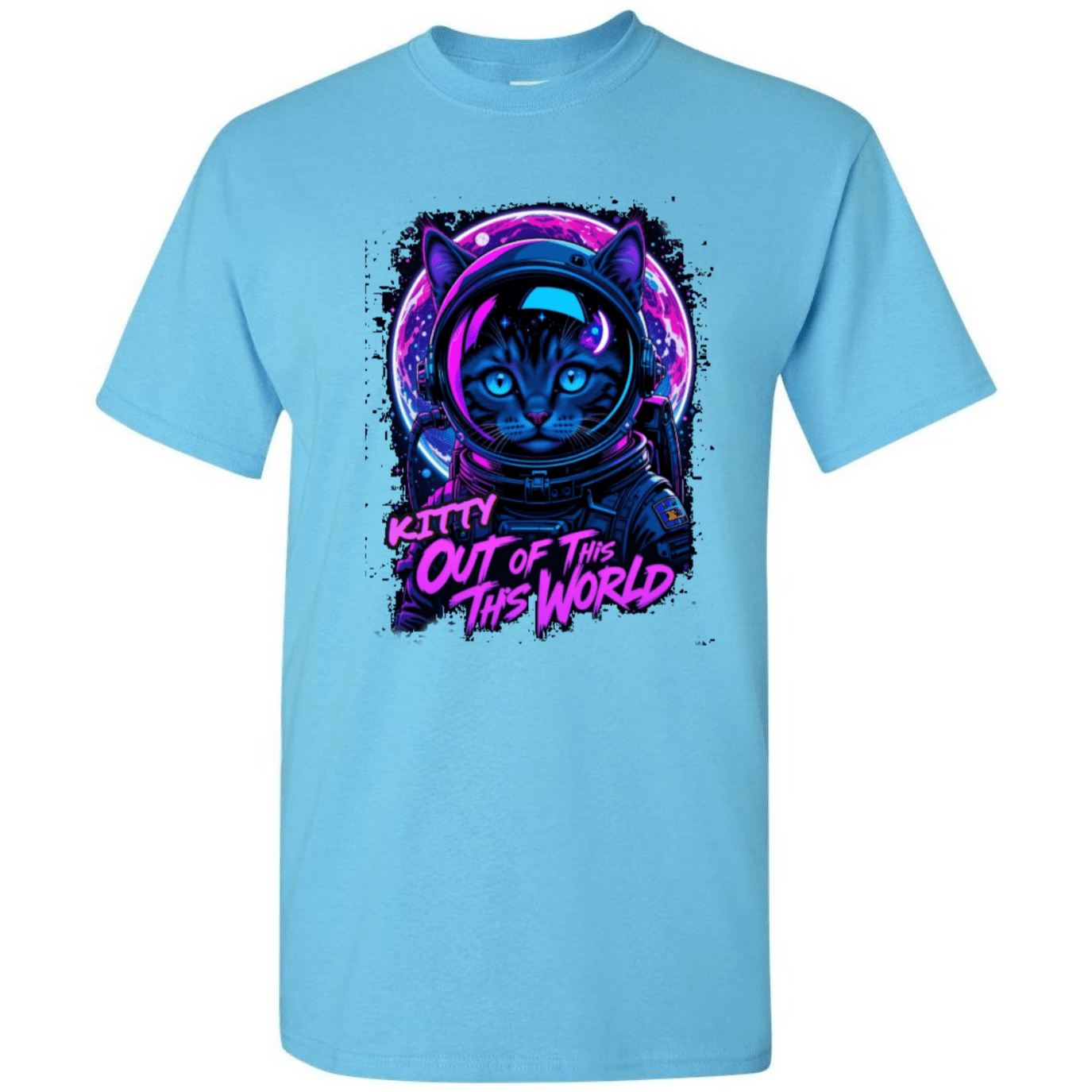 Kitty Outta This World Tee - SSXYZ - StyleSavvy.xyz