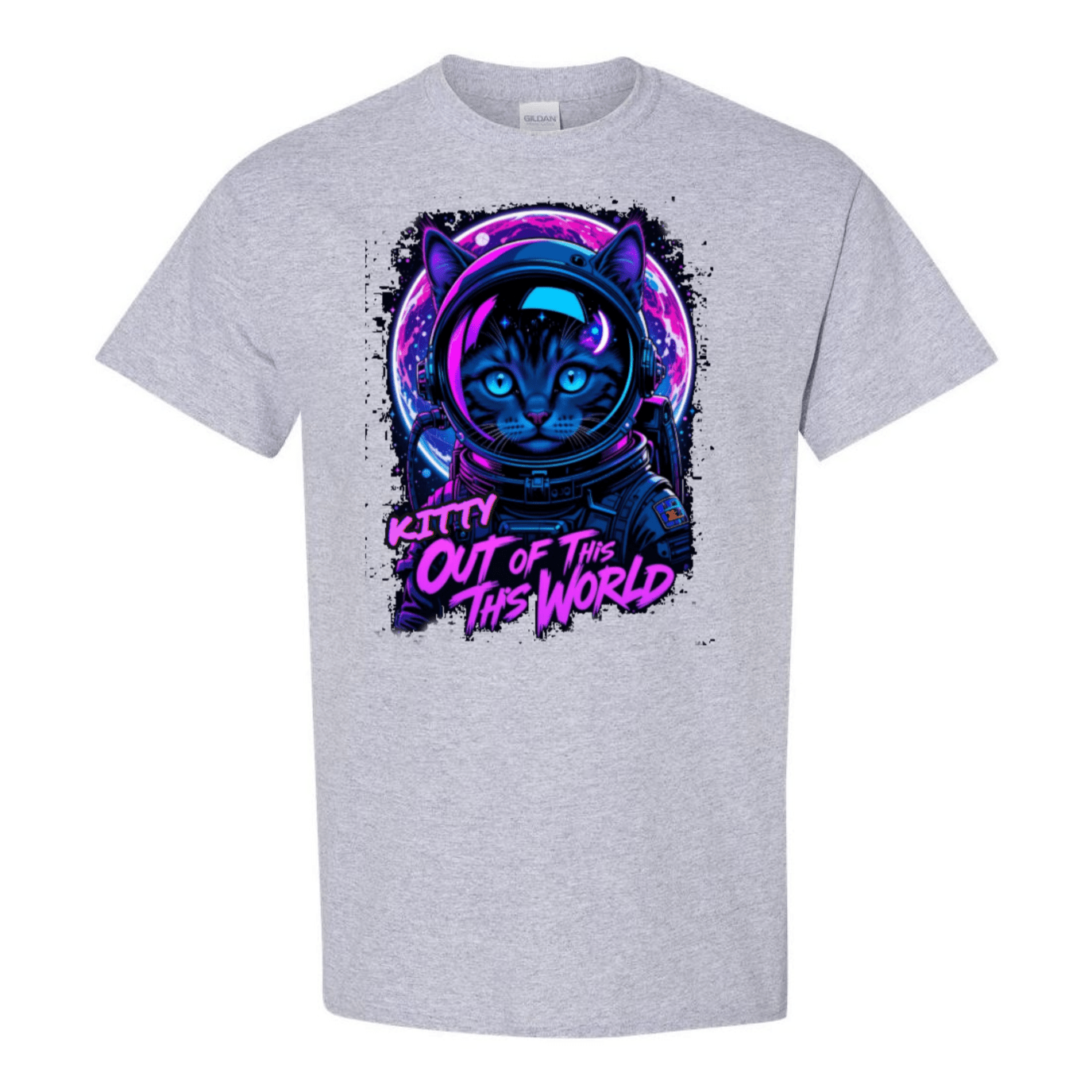 Kitty Outta This World Tee - SSXYZ - StyleSavvy.xyz