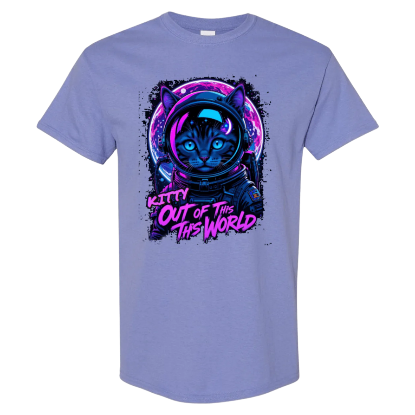 Kitty Outta This World Tee - SSXYZ - StyleSavvy.xyz