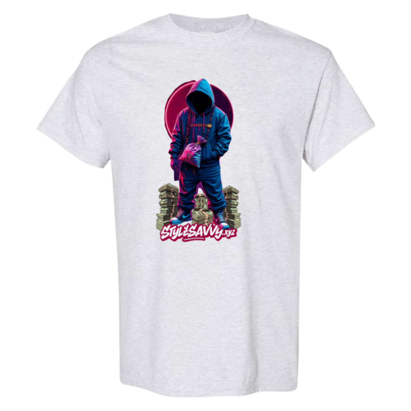 Silent Partner in Profit, CASH STAX Tee - SSXYZ - StyleSavvy.xyz
