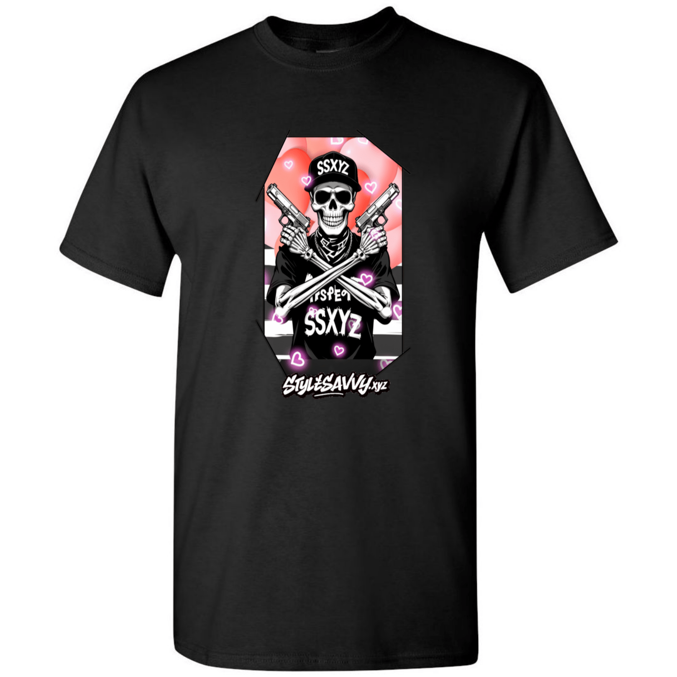 Love & Lead Skull T-Shirt - SSXYZ - StyleSavvy.xyz