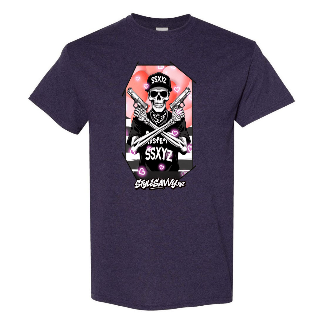 Love & Lead Skull T-Shirt - SSXYZ - StyleSavvy.xyz