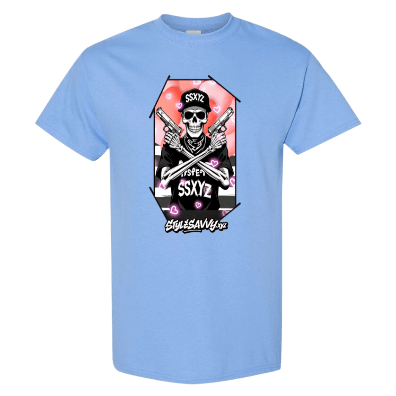 Love & Lead Skull T-Shirt - SSXYZ - StyleSavvy.xyz