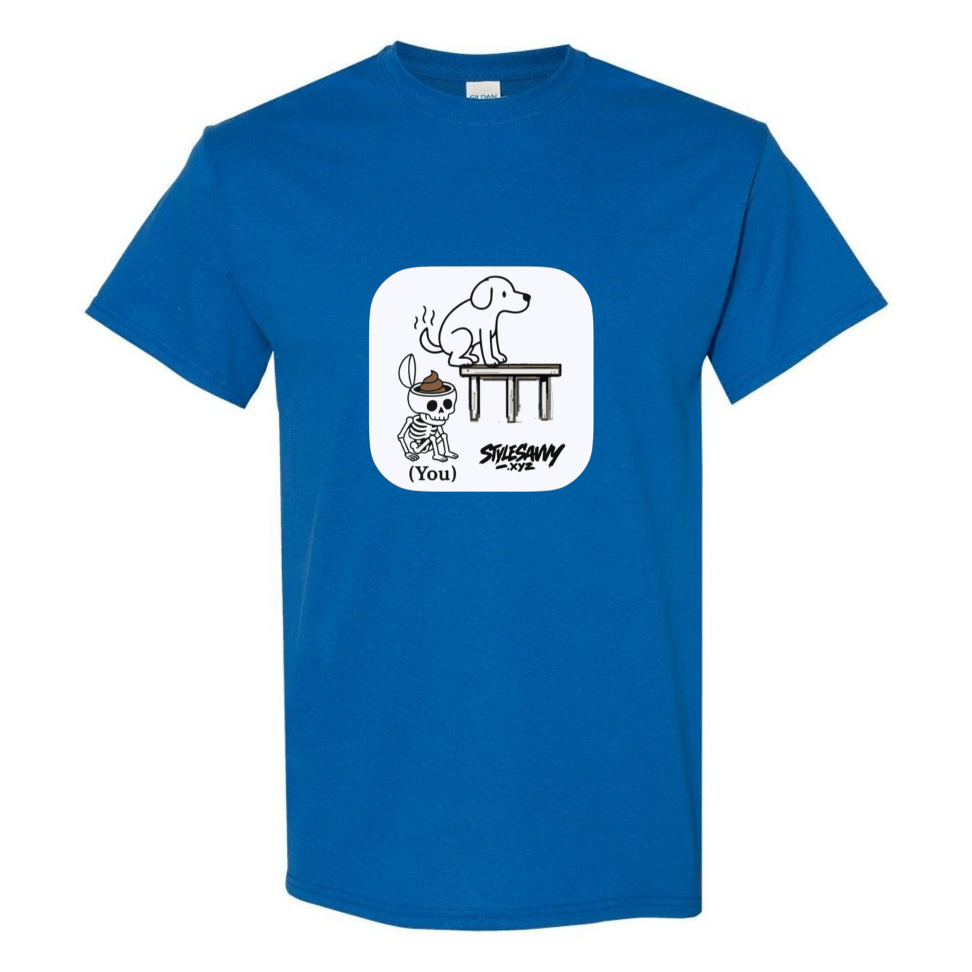 "Doggy Brain Dump" tee - SSXYZ - StyleSavvy.xyz