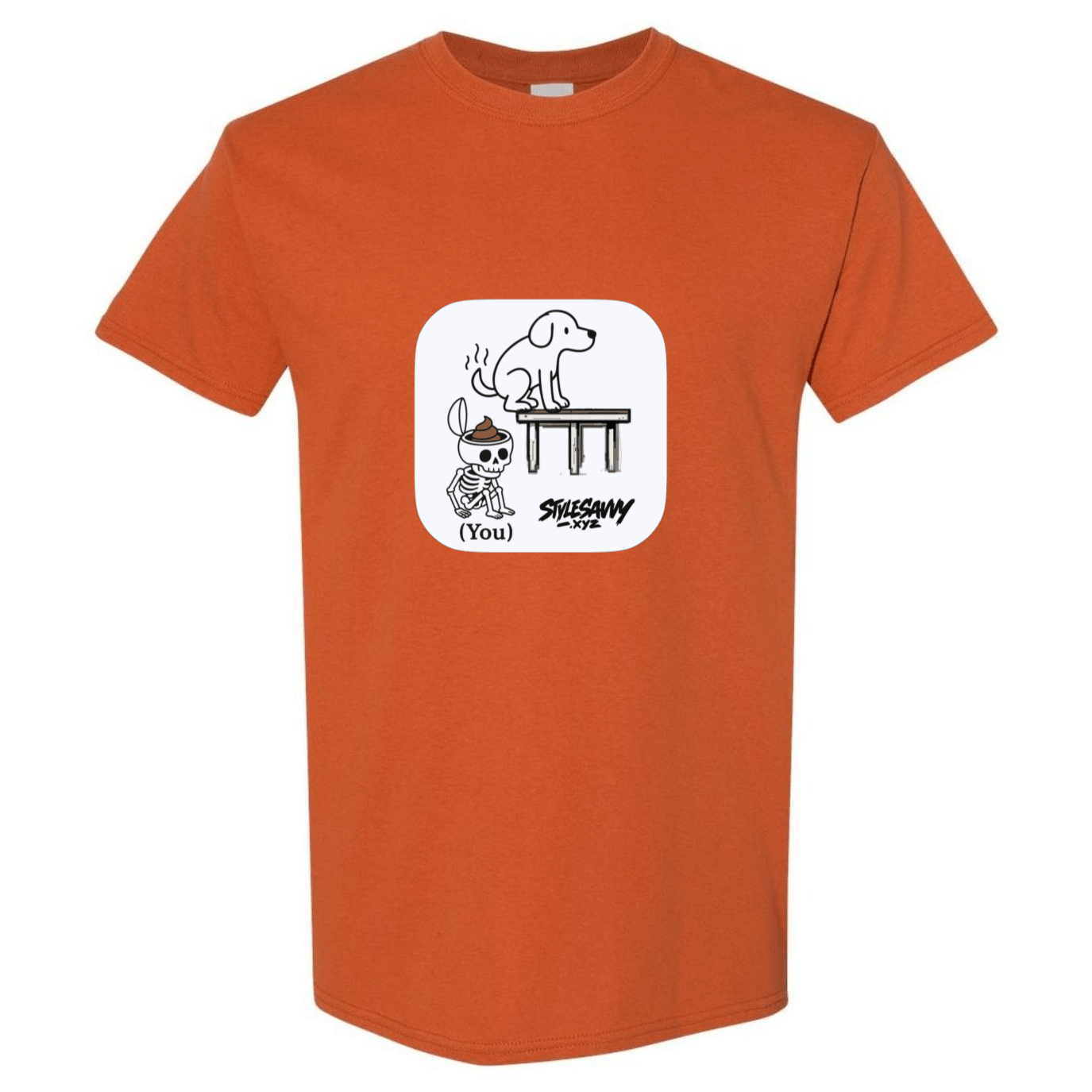 "Doggy Brain Dump" tee - SSXYZ - StyleSavvy.xyz