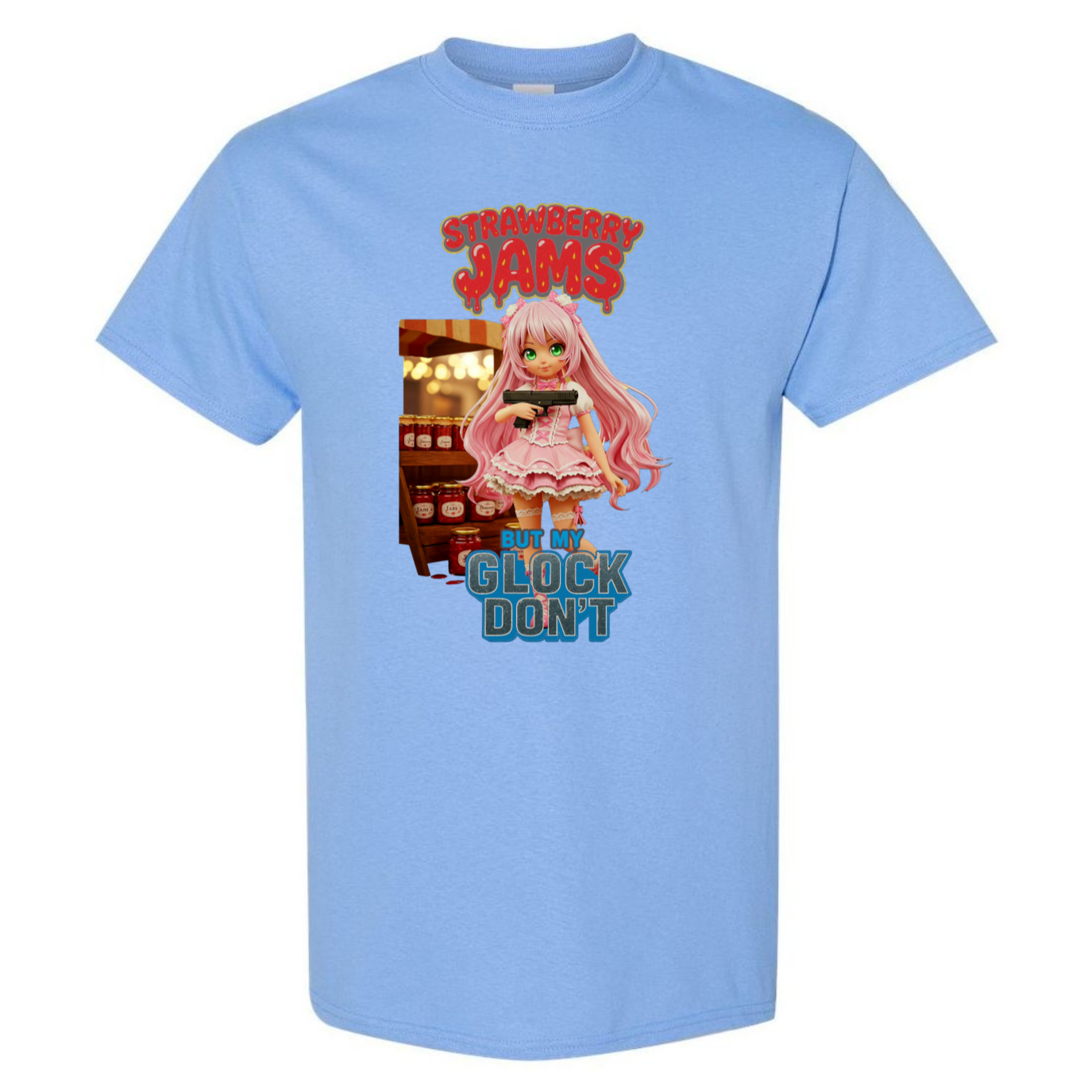 "Strawberry Jams but My Glock Don't" V2 Unisex T-Shirt - SSXYZ