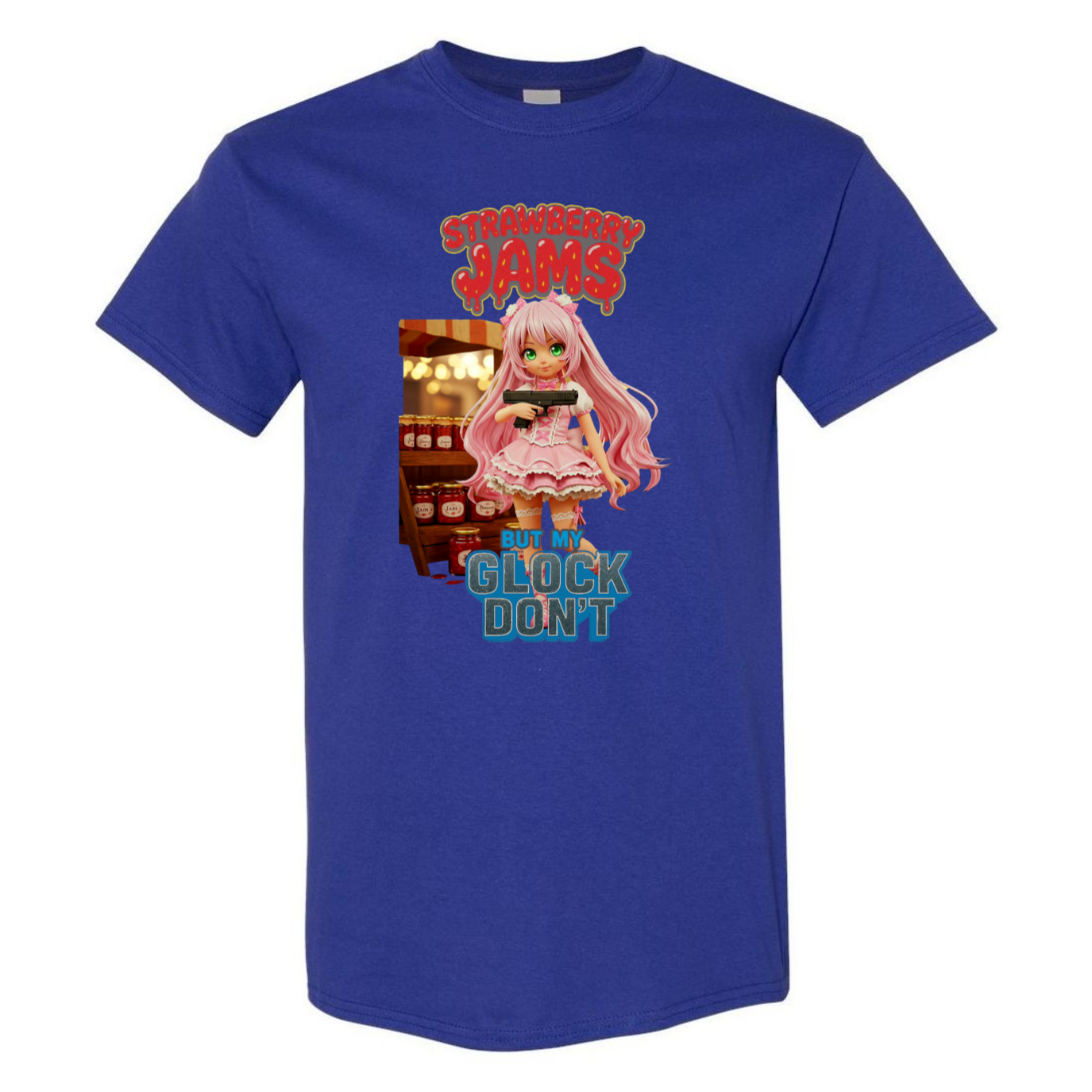 "Strawberry Jams but My Glock Don't" V2 Unisex T-Shirt - SSXYZ