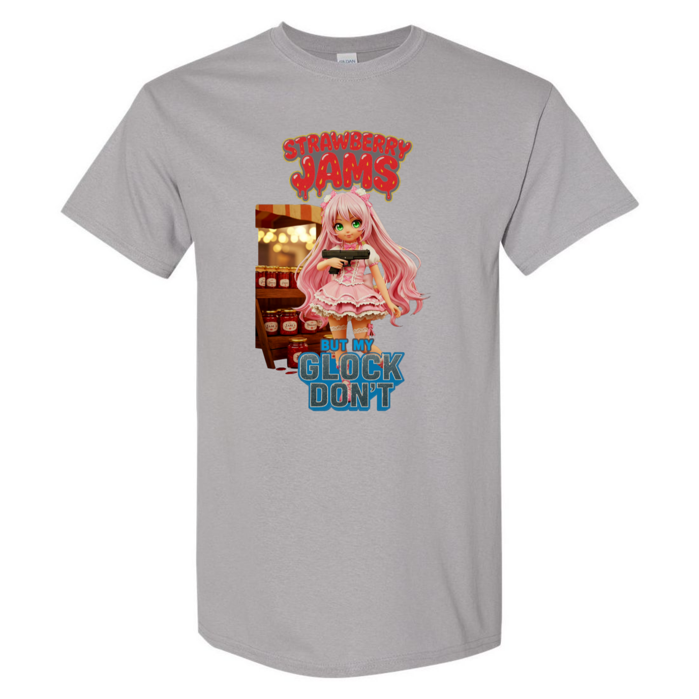 "Strawberry Jams but My Glock Don't" V2 Unisex T-Shirt - SSXYZ