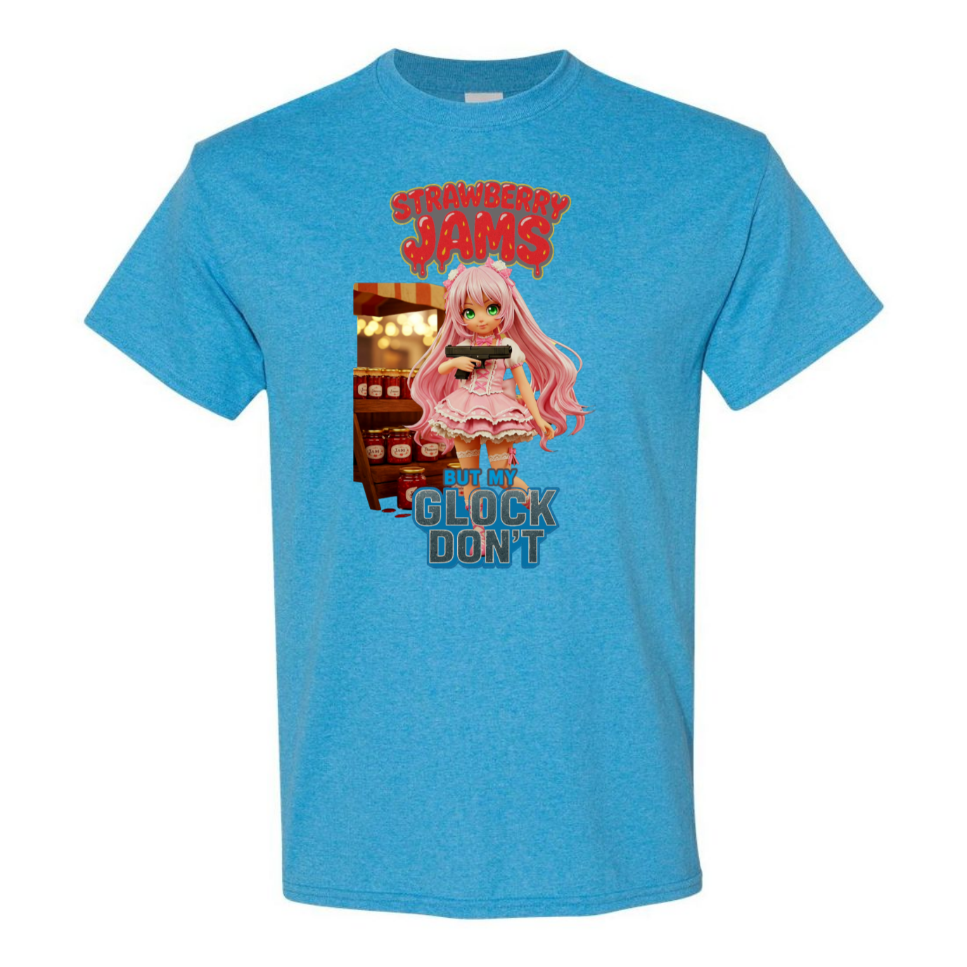 "Strawberry Jams but My Glock Don't" V2 Unisex T-Shirt - SSXYZ