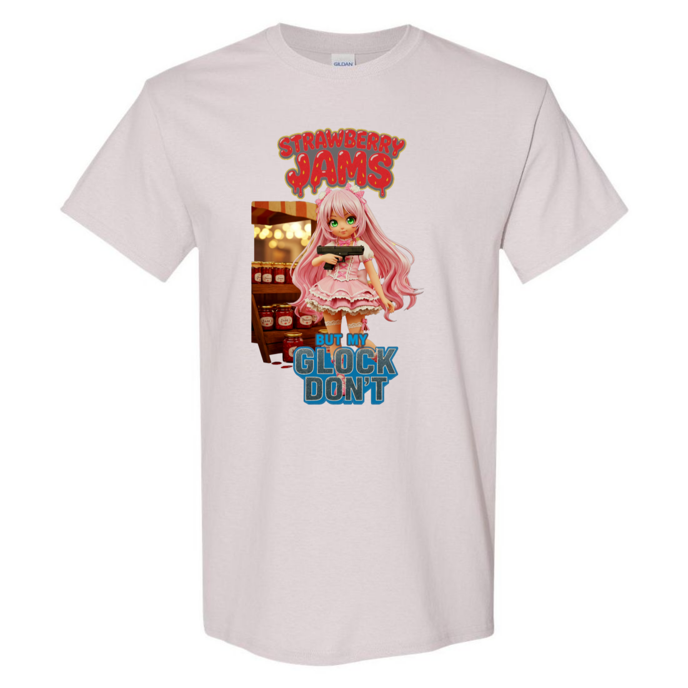 "Strawberry Jams but My Glock Don't" V2 Unisex T-Shirt - SSXYZ
