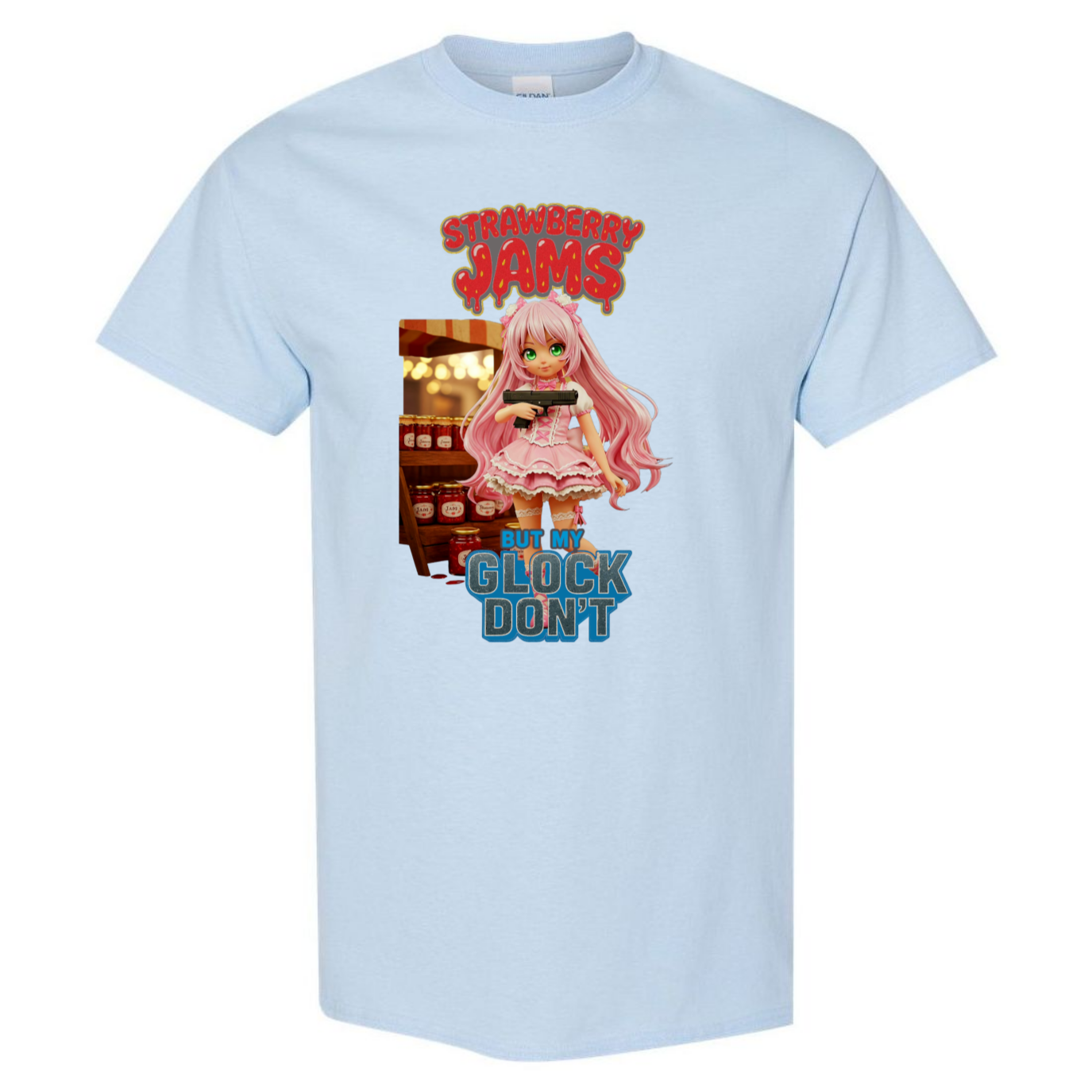 "Strawberry Jams but My Glock Don't" V2 Unisex T-Shirt - SSXYZ
