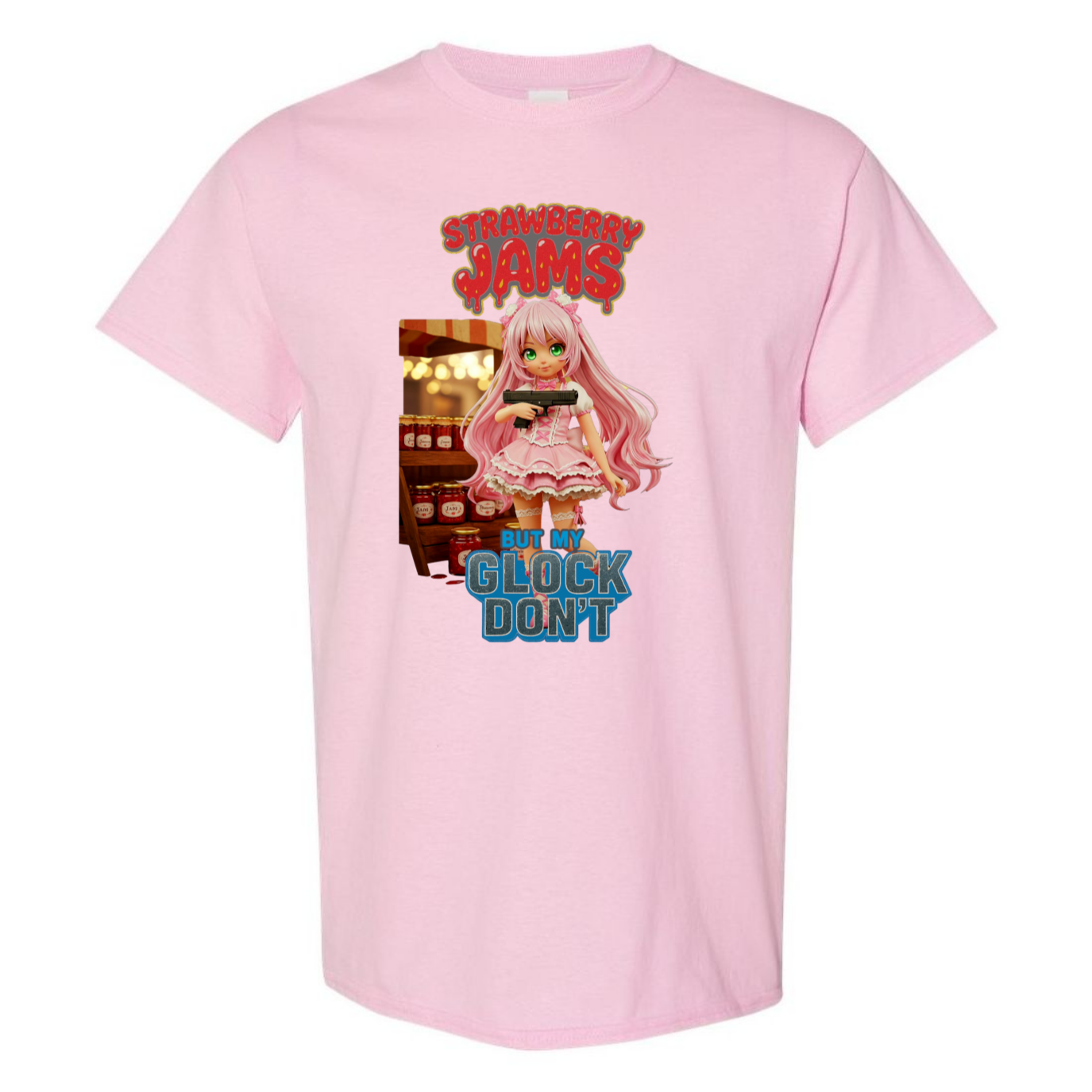 "Strawberry Jams but My Glock Don't" V2 Unisex T-Shirt - SSXYZ