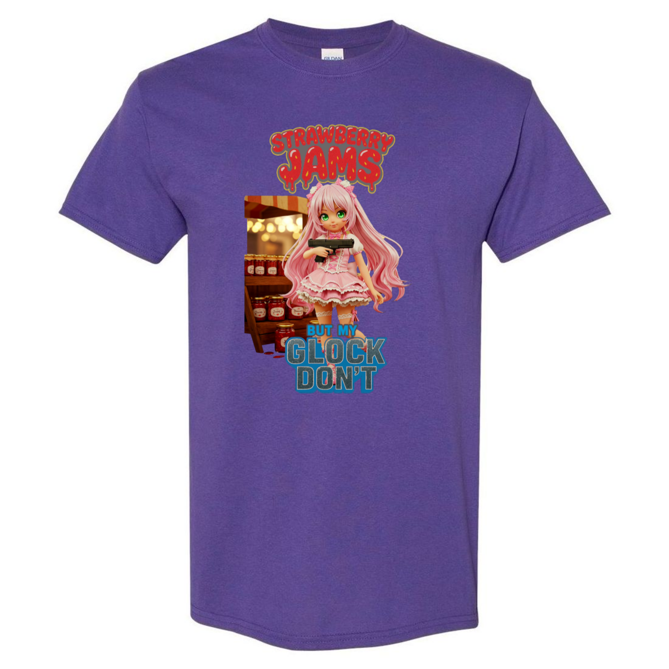 "Strawberry Jams but My Glock Don't" V2 Unisex T-Shirt - SSXYZ