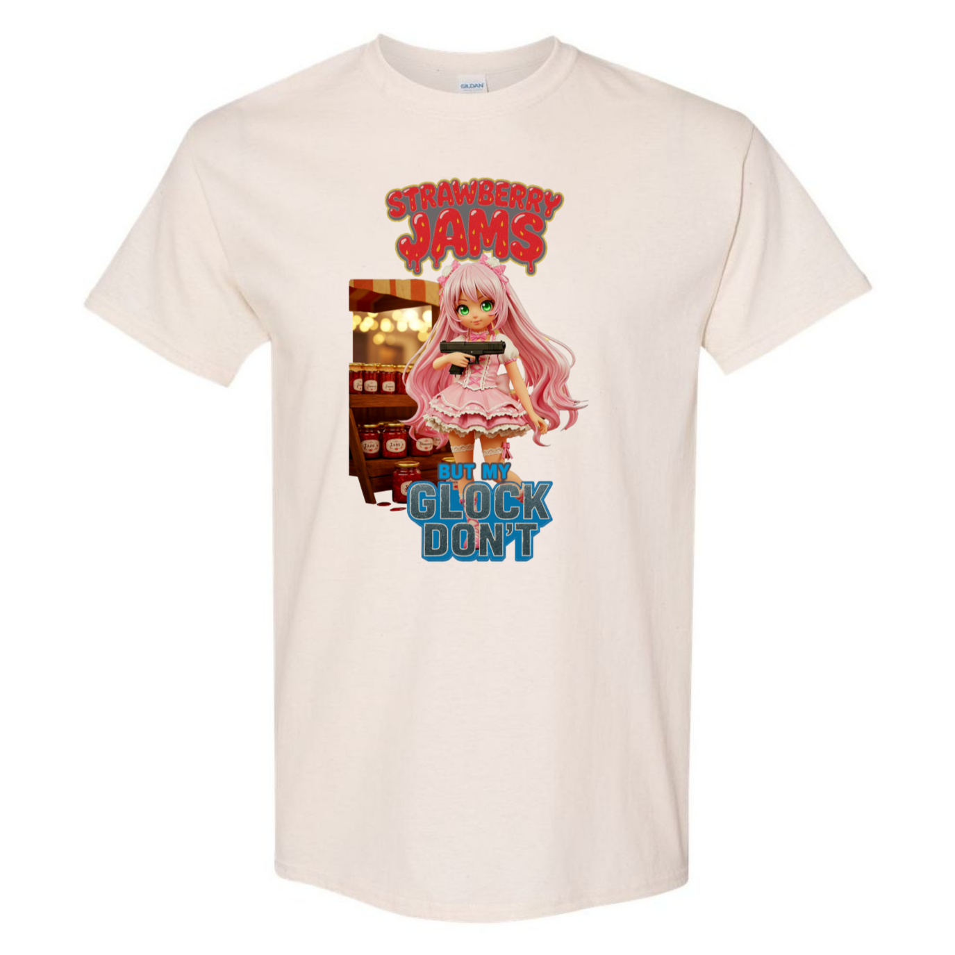 "Strawberry Jams but My Glock Don't" V2 Unisex T-Shirt - SSXYZ