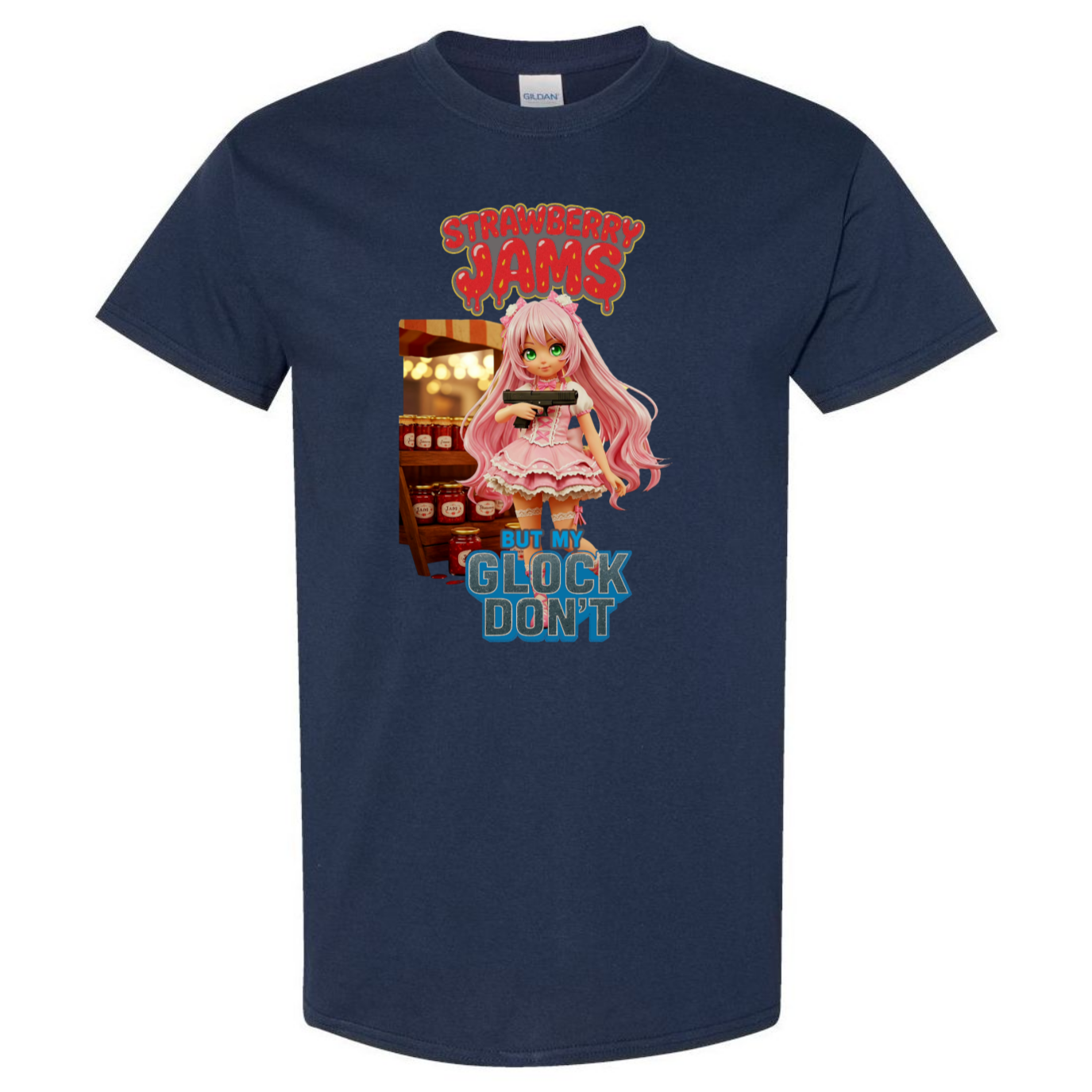 "Strawberry Jams but My Glock Don't" V2 Unisex T-Shirt - SSXYZ