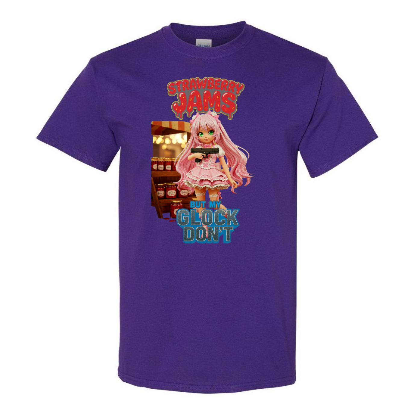 "Strawberry Jams but My Glock Don't" V2 Unisex T-Shirt - SSXYZ