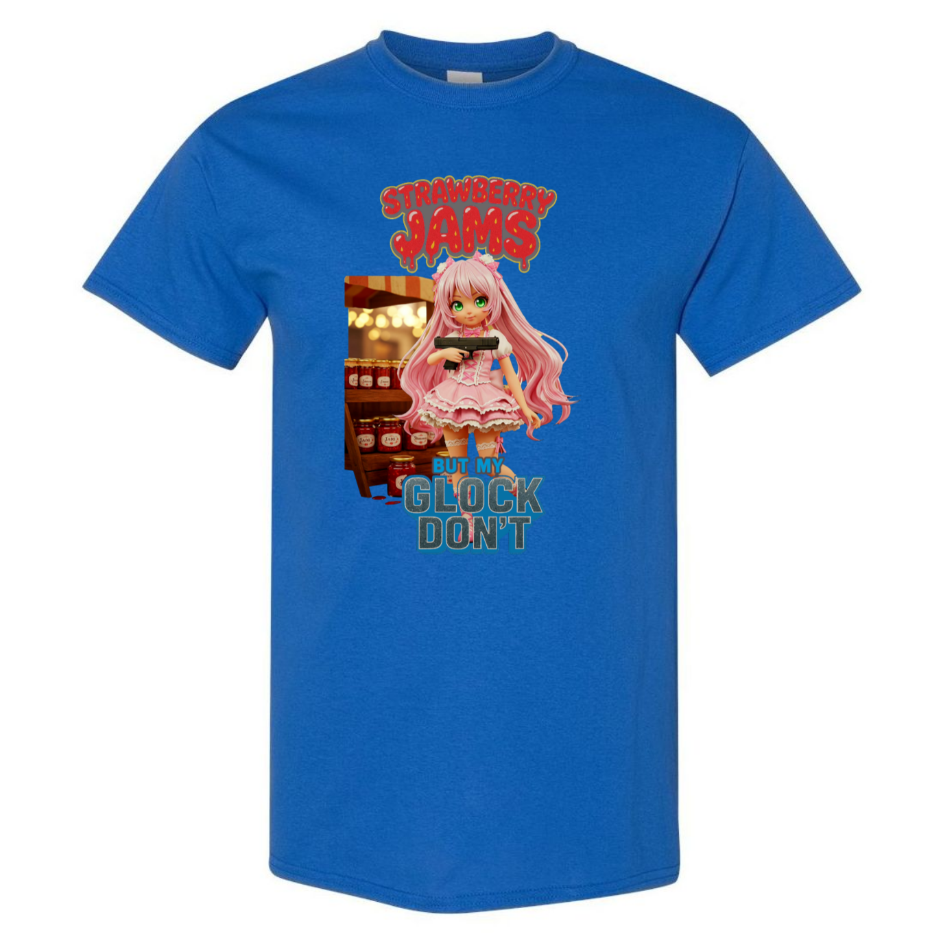 "Strawberry Jams but My Glock Don't" V2 Unisex T-Shirt - SSXYZ