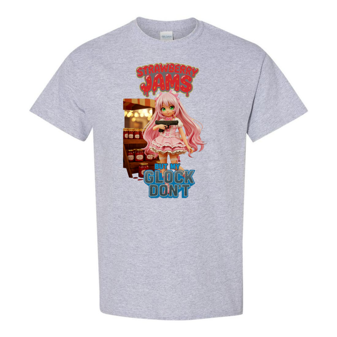 "Strawberry Jams but My Glock Don't" V2 Unisex T-Shirt - SSXYZ