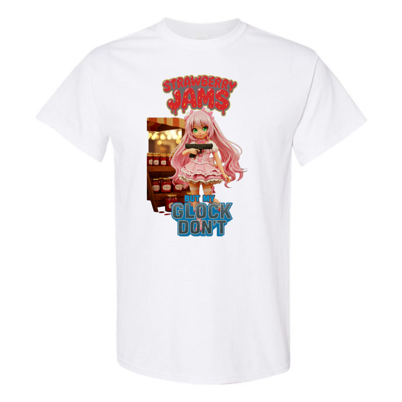 "Strawberry Jams but My Glock Don't" V2 Unisex T-Shirt - SSXYZ