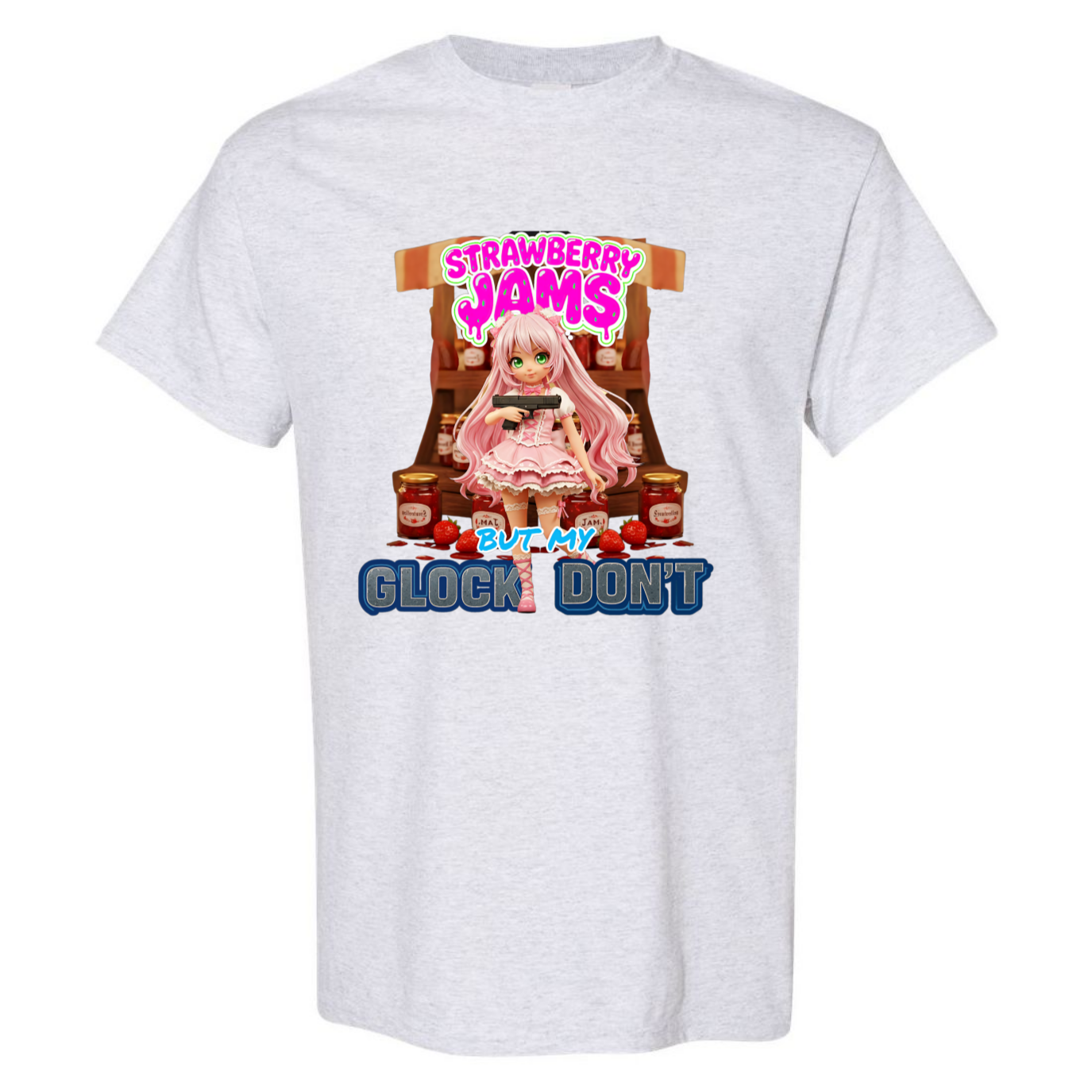 "Strawberry Jams but My Glock Don't" V1 Unisex T-Shirt - SSXYZ