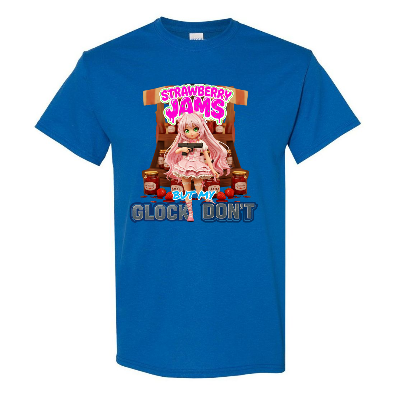 "Strawberry Jams but My Glock Don't" V1 Unisex T-Shirt - SSXYZ