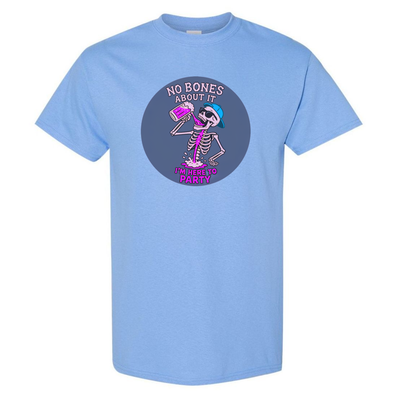 "No Bones About It, I'm Here to Party" Skeleton Tee V2 - SSXYZ