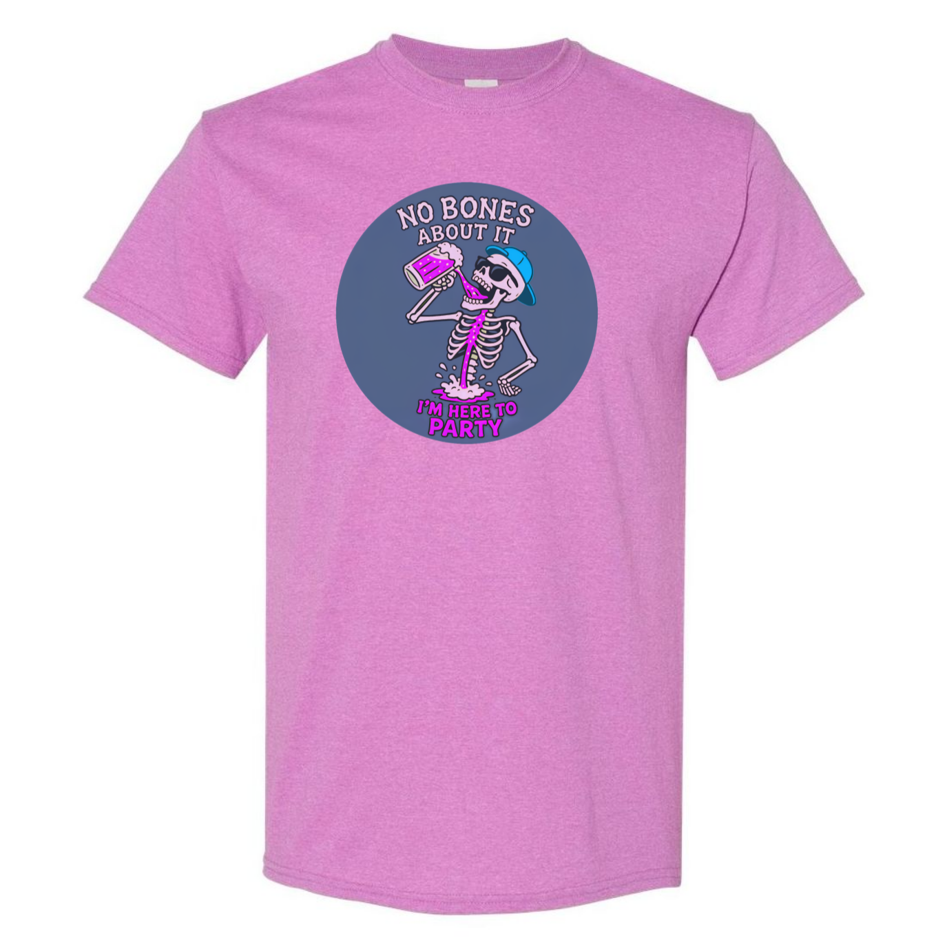 "No Bones About It, I'm Here to Party" Skeleton Tee V2 - SSXYZ