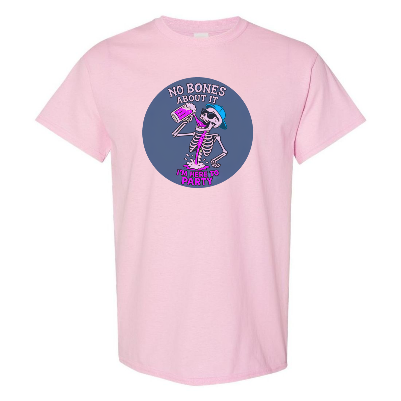 "No Bones About It, I'm Here to Party" Skeleton Tee V2 - SSXYZ