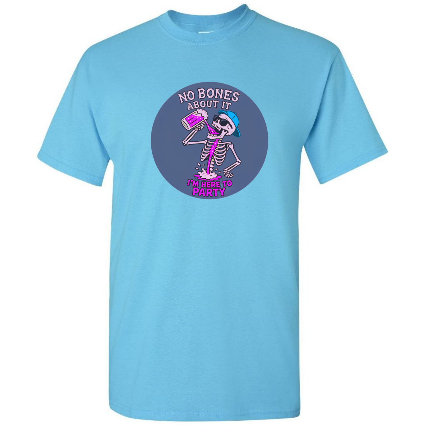 "No Bones About It, I'm Here to Party" Skeleton Tee V2 - SSXYZ