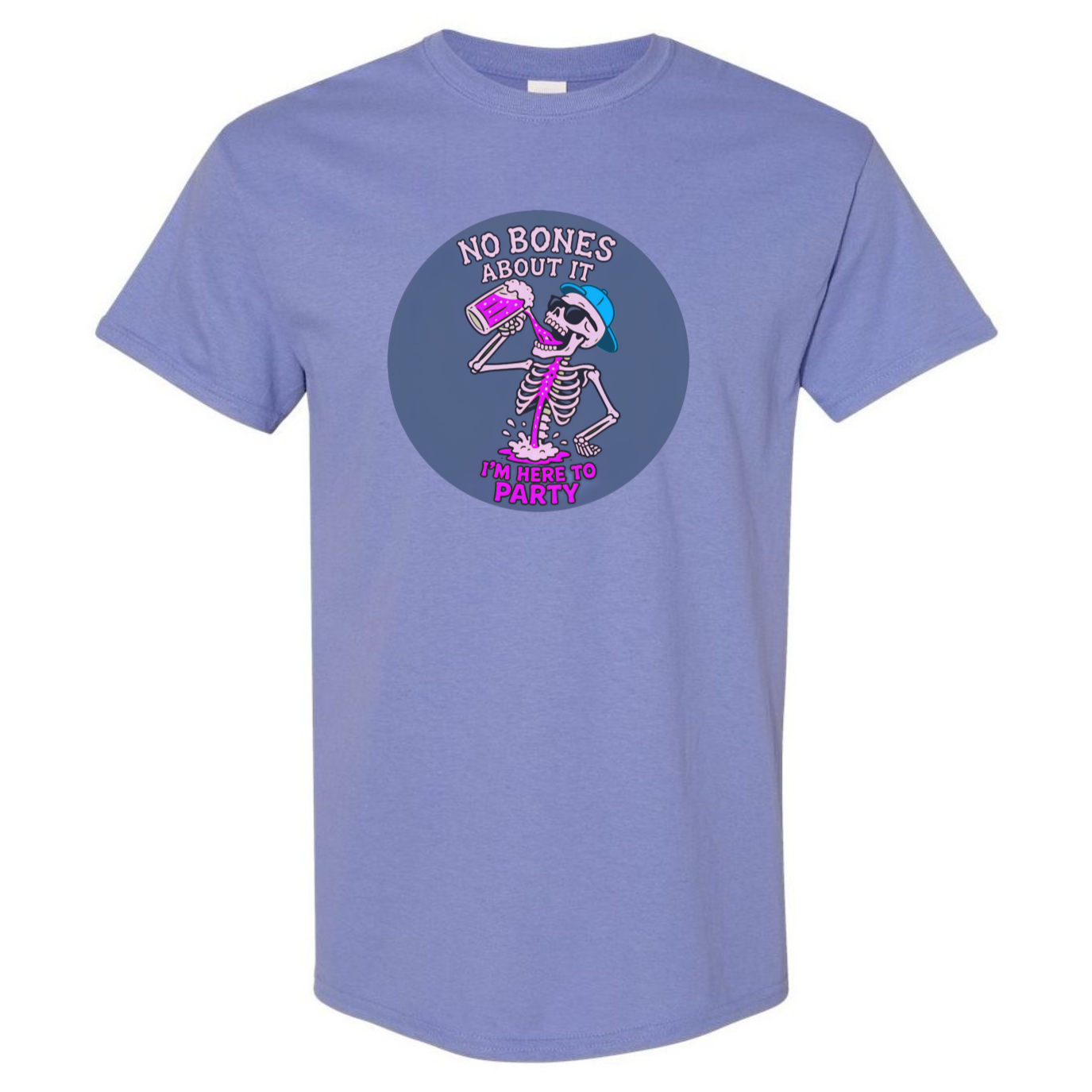 "No Bones About It, I'm Here to Party" Skeleton Tee V2 - SSXYZ