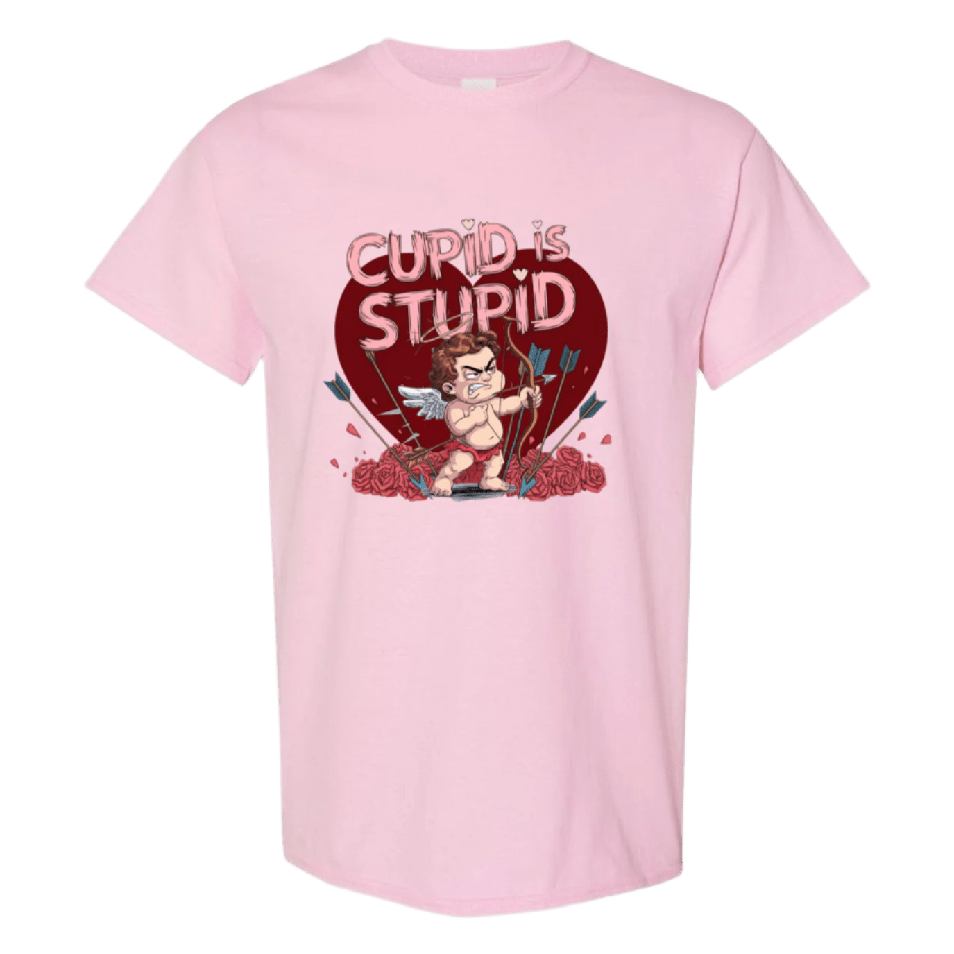 Cupid is Stupid T-Shirt - Funny Anti - Valentine's Day Gift - StyleSavvy.xyz