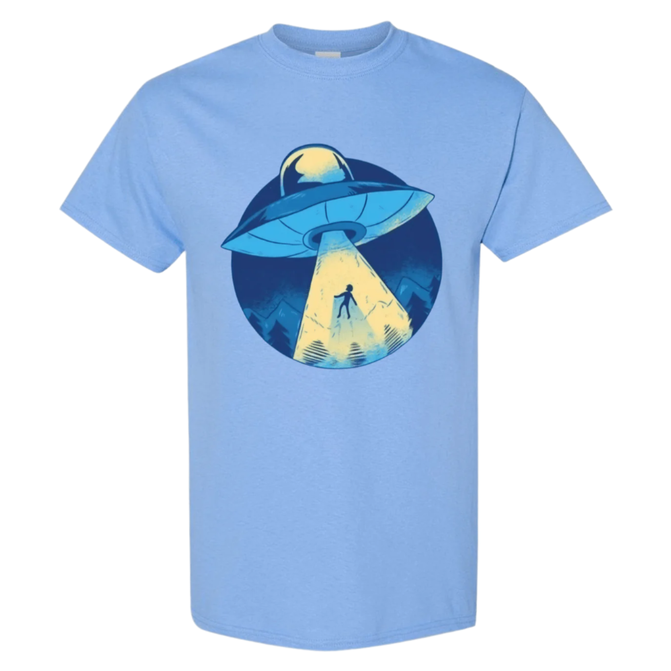 UFO Abduction T-Shirt - Retro Sci - Fi Design - StyleSavvy.xyz
