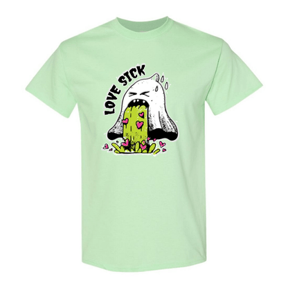 Love Sick Ghost T-Shirt - Funny Valentine's Day Anti - Valentine's Day Tee - StyleSavvy.xyz