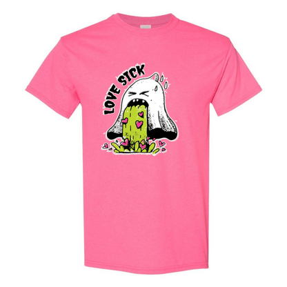 Love Sick Ghost T-Shirt - Funny Valentine's Day Anti - Valentine's Day Tee - StyleSavvy.xyz
