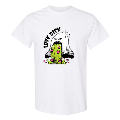 Love Sick Ghost T-Shirt - Funny Valentine's Day Anti - Valentine's Day Tee - StyleSavvy.xyz