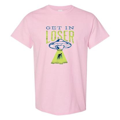 Get In Loser! UFO Abduction T-Shirt - StyleSavvy.xyz