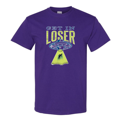Get In Loser! UFO Abduction T-Shirt - StyleSavvy.xyz