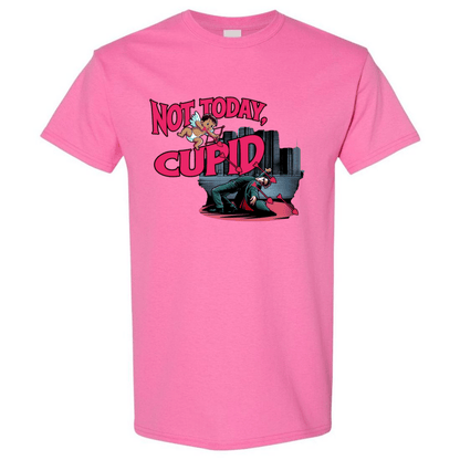 "Not Today Cupid" Matrix Limbo T-Shirt - Front - StyleSavvy.xyz