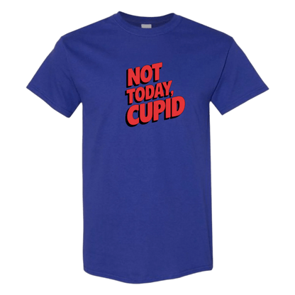 "Not Today Cupid" Matrix Limbo T-Shirt - Front & Back - StyleSavvy.xyz