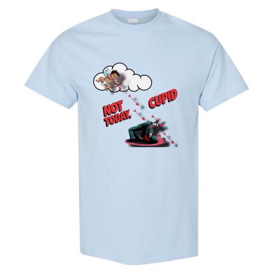 "Not Today Cupid" Matrix Limbo T-Shirt - V2 - StyleSavvy.xyz