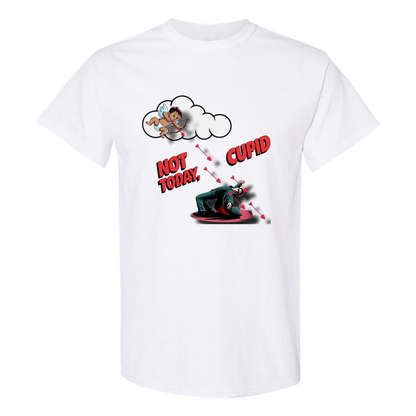 "Not Today Cupid" Matrix Limbo T-Shirt - V2 - StyleSavvy.xyz