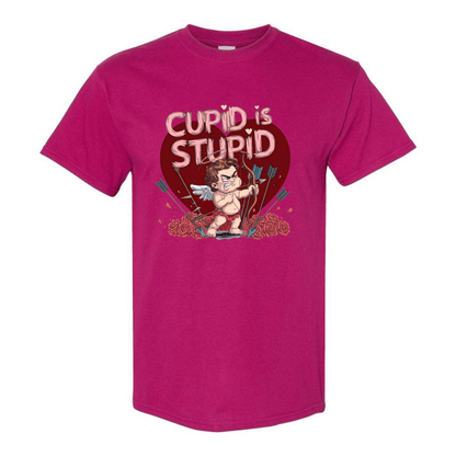Cupid is Stupid T-Shirt - Funny Anti - Valentine's Day Gift - StyleSavvy.xyz