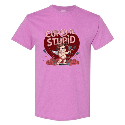 Cupid is Stupid T-Shirt - Funny Anti - Valentine's Day Gift - StyleSavvy.xyz