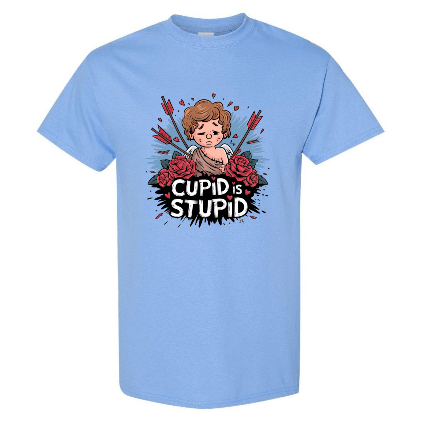 Cupid is Stupid T-Shirt V2 - Funny Anti - Valentine's Day Gift - StyleSavvy.xyz
