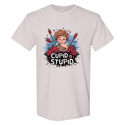 Cupid is Stupid T-Shirt V2 - Funny Anti - Valentine's Day Gift - StyleSavvy.xyz
