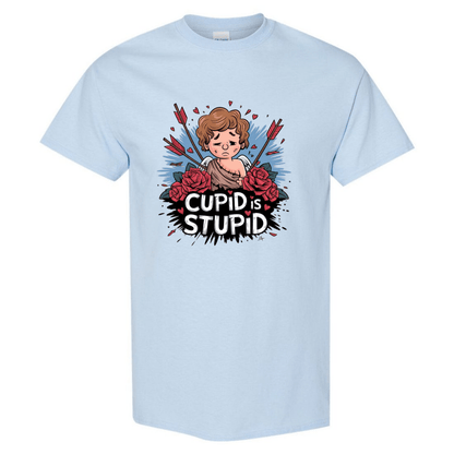 Cupid is Stupid T-Shirt V2 - Funny Anti - Valentine's Day Gift - StyleSavvy.xyz