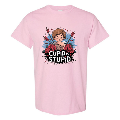 Cupid is Stupid T-Shirt V2 - Funny Anti - Valentine's Day Gift - StyleSavvy.xyz