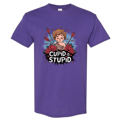 Cupid is Stupid T-Shirt V2 - Funny Anti - Valentine's Day Gift - StyleSavvy.xyz