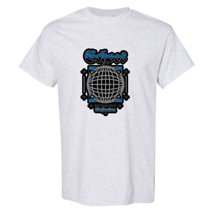 Echoes of the Globe: Chain - Linked Earth T-Shirt - Unique Graphic Tee for Style & Sustainability - StyleSavvy.xyz